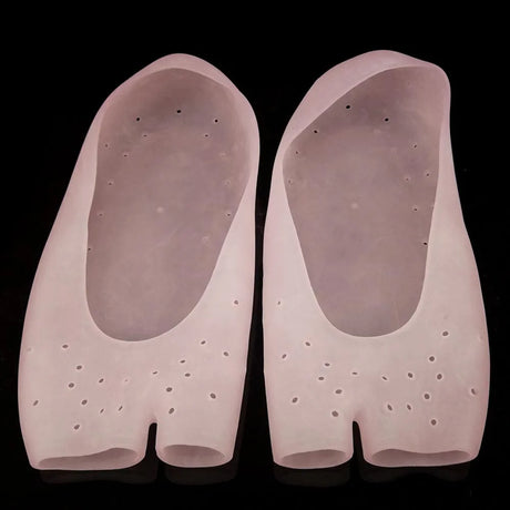 2pcs Soft Silicone Moisturizing Gel Socks For Foot Care Protector Relieve Dry Cracked Peeling Heels Shoes Skin Care Insole