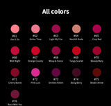 CHARMACY 16 Colors Waterproof Velvet Lipstick Easy To Wear Longstay Lip Stick Long-Lasting Matte Lip Makeup Cosmetic