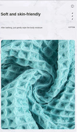 2/4 Pcs 100% Cotton Bath Towel Set for Adult Children High Quality Waffle Towel Soft Highly Absorbent Home Bathroom Washcloth