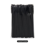ANNAFRIS 50Pcs  Disposable Eyelash  Brush Soft Head Crystal Eyebrow Brush Lash Extension Brush  Mascara Wand Makeup Tool