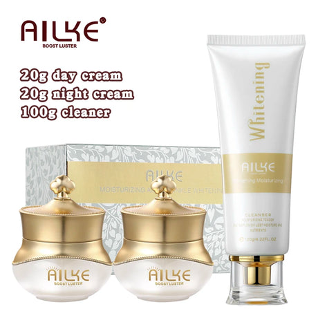 AILKE Women Whitening Facial Skin Care Set, Dark Spots Remover, Anti Wrinkles, Even Skin Tone, for All Skin Types Kit