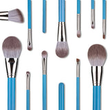 13pcs Makeup Brushes Set with Leather Bag Foundation Powder Blush Eyeshadow Eyebrow Brush Soft Hair Cosmetic Makeup Tool