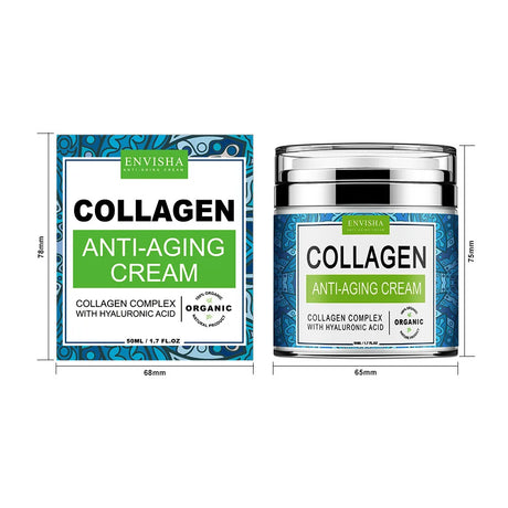 ENVISHA Face Cream Collagen Hyaluronic Acid Skin Care Anti-Wrinkle Moisturizing Anti-Aging Night Shrink Pores Whitening Smooth