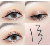 Professional Fast Dry Smooth Waterproof Eyeliner Pencils Eyes Brown Black Color Pigments Liquid Eye Liner Pen Make Up Tools