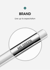 MR.GREEN Cuticle Remover Dead Skin Pusher Surgical Grade Stainless Steel Nail Art Manicure Tools Scraper Nail Cleaner Trimmer