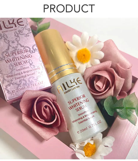 AILKE Superior Lighten Vitamin C Face Serum, Moisturizes, Hydration, Remove Hyperpigmentation, Black Spots, Freckles, Clean Skin