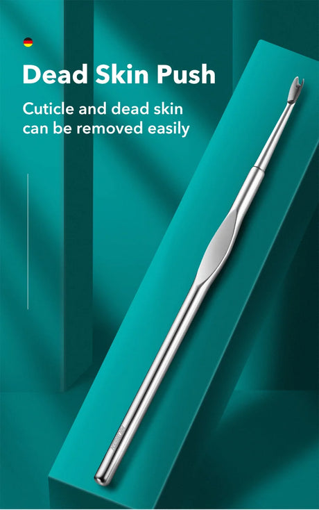 MR.GREEN Cuticle Remover Dead Skin Pusher Surgical Grade Stainless Steel Nail Art Manicure Tools Scraper Nail Cleaner Trimmer