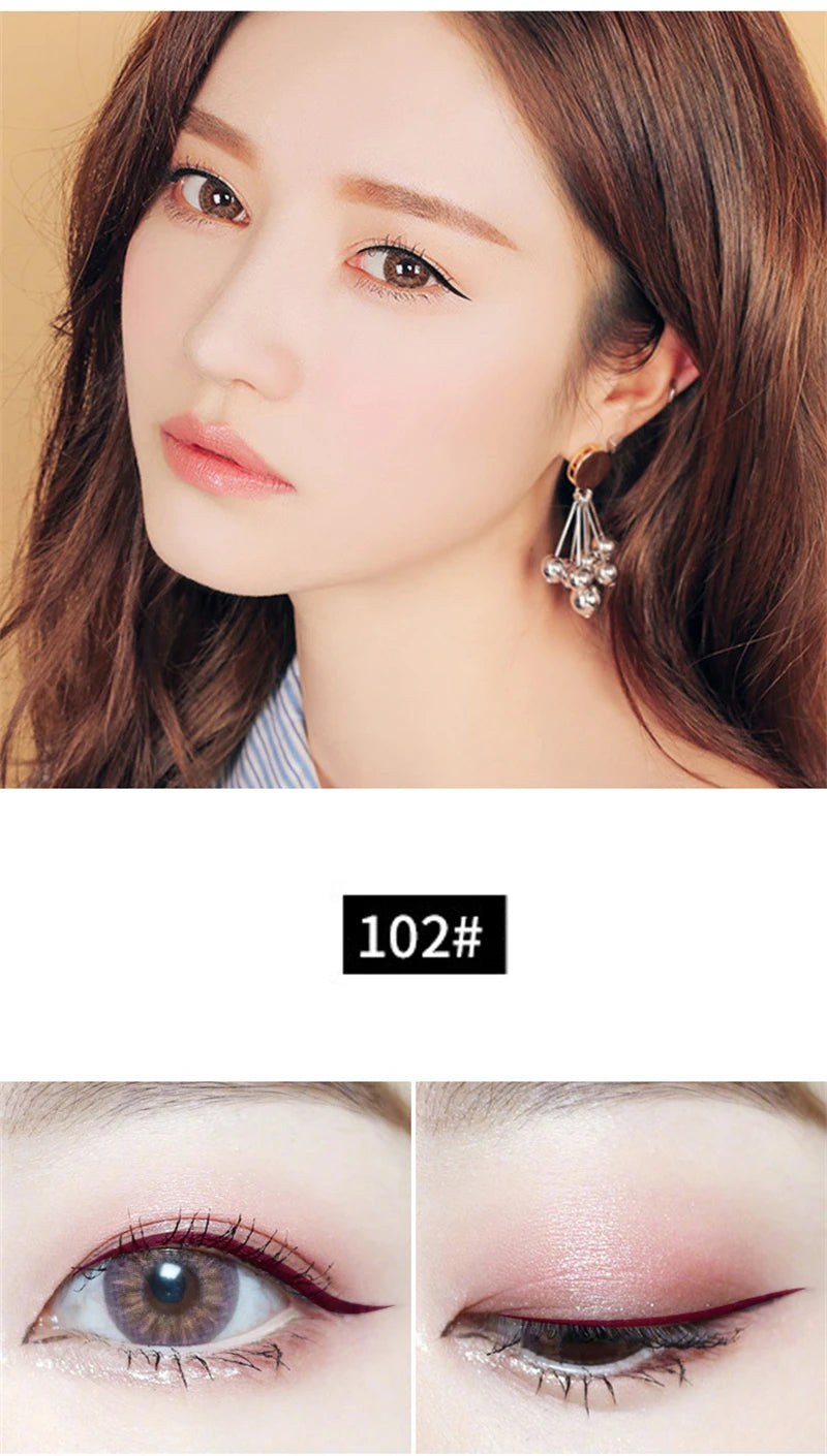 Professional Fast Dry Smooth Waterproof Eyeliner Pencils Eyes Brown Black Color Pigments Liquid Eye Liner Pen Make Up Tools