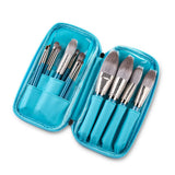 13pcs Makeup Brushes Set with Leather Bag Foundation Powder Blush Eyeshadow Eyebrow Brush Soft Hair Cosmetic Makeup Tool