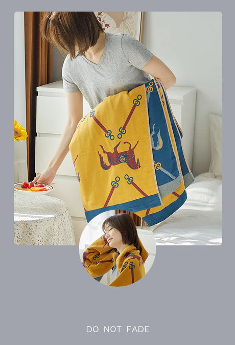 Cotton Gauze Large Bath Towel For Home Soft Absorbent Household Four Layers Of Muslin Adult Shower Wrap Beach Towels