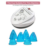 2pcs180/150ml Breast Enlargement Cupping Hip Lifting Buttock Vacuum Pump Suction Replacement Enhancer Massage Cup with Hose Set