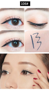 Professional Fast Dry Smooth Waterproof Eyeliner Pencils Eyes Brown Black Color Pigments Liquid Eye Liner Pen Make Up Tools
