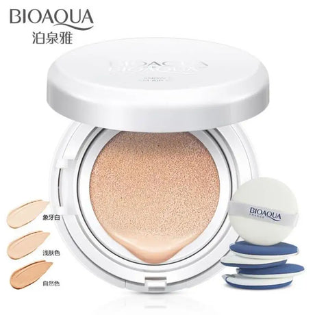 BIOAQUA 1pc Air Cushion BB Cream Isolation BB Nude Concealer Oil Control Moisturizing Liquid Foundation CC Cream (Random Brand)