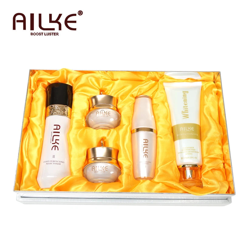AILKE Women Whitening Facial Skin Care Set, Dark Spots Remover, Anti Wrinkles, Even Skin Tone, for All Skin Types Kit