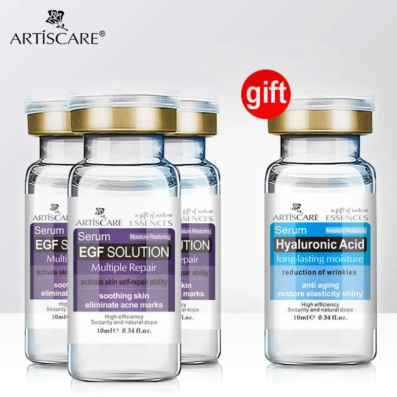 Buy 3 Get 1 Gift ARTISCARE EGF Serum Acne Treatment Blackhead Skin Care Anti Wrinkle Whitening Moisturizing Repair Face Essence