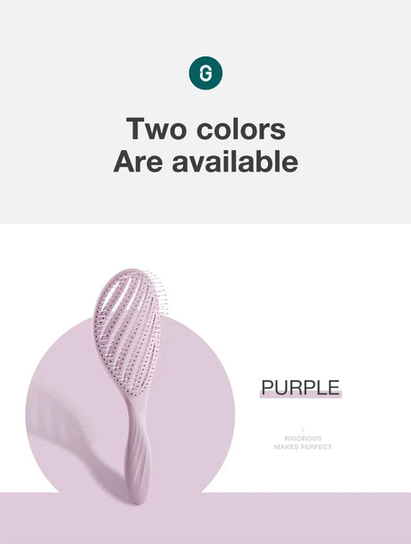 MR.GREEN Hollow Out Hair Brush Scalp Massage Combs Hair Styling Detangler Fast Blow Drying Detangling Tool Wet Dry Curly Hair