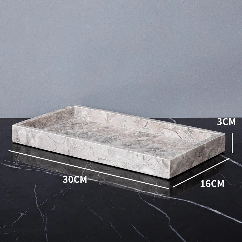 Bathroom Accessories Sets Elegant Natural Marble Liquid Soap Dispenser Toothbrush Holder Cup Soap Dish Cotton Swab Can