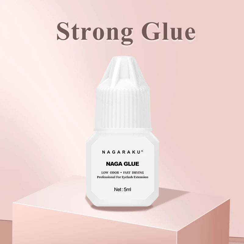 NAGARAKU Eyelash Glue Primer  Adhesive Hardener Remover Glue Eyelash Extensions Fast Remove Strong Bond