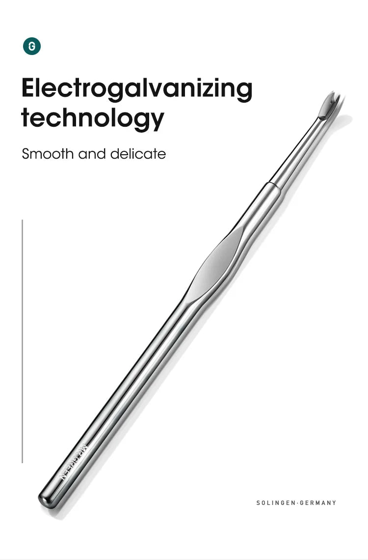 MR.GREEN Cuticle Remover Dead Skin Pusher Surgical Grade Stainless Steel Nail Art Manicure Tools Scraper Nail Cleaner Trimmer