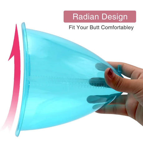 2pcs180/150ml Breast Enlargement Cupping Hip Lifting Buttock Vacuum Pump Suction Replacement Enhancer Massage Cup with Hose Set