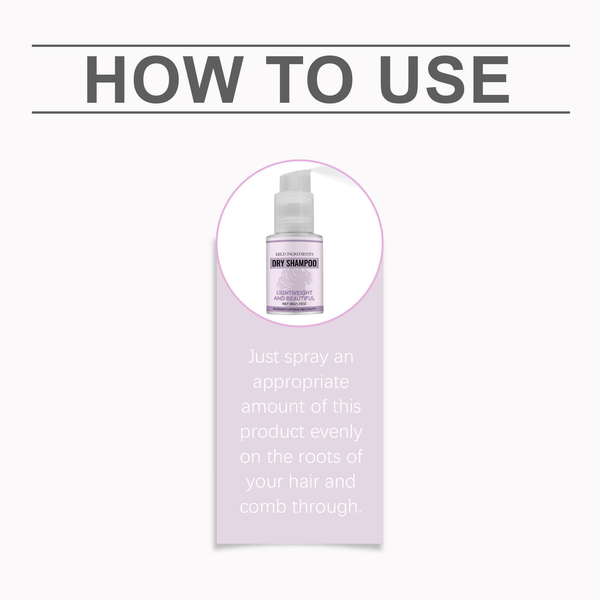 Dry Shampoo Spray Oil Control Volumizing Smooth Nourish Thickening Moisturizing Travel Lightweight Lasting Fluffy Hair Refresher