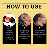 Edge Tame Firm Hold Hair Wax Natural Finish Long Lasting Style Control Frizz Free Smoothing Texture Professional Salon Hair Care