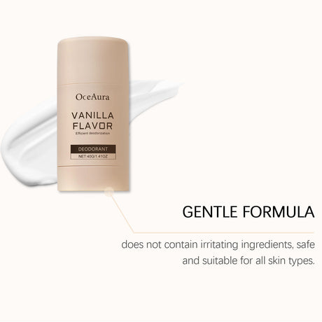 Vanilla Underarm Deodorizing Rod Lighten Odor Armpit Body Fragrance Antiperspirant Natural Moisturize Refreshing Deodorant Stick