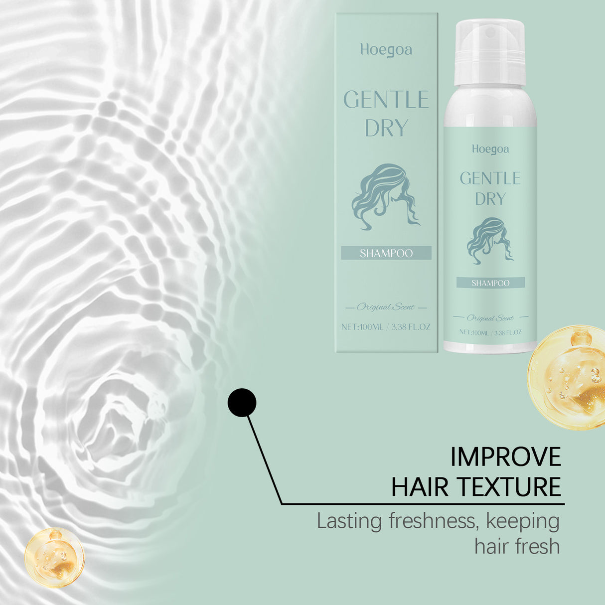 Dry Shampoo Spray Control Oil Absorbing Volumizing Air Fluffy Root Lifting Refreshing Moisturizing Travel No White Beauty Health