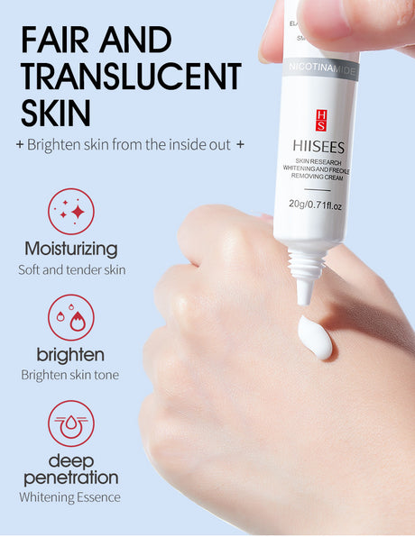 Face Cream Whitening Freckle Remove Facial Cream Remove The Black,Melasma Dark Spot Acne Deposits VE Nourish Brighten Skin Care