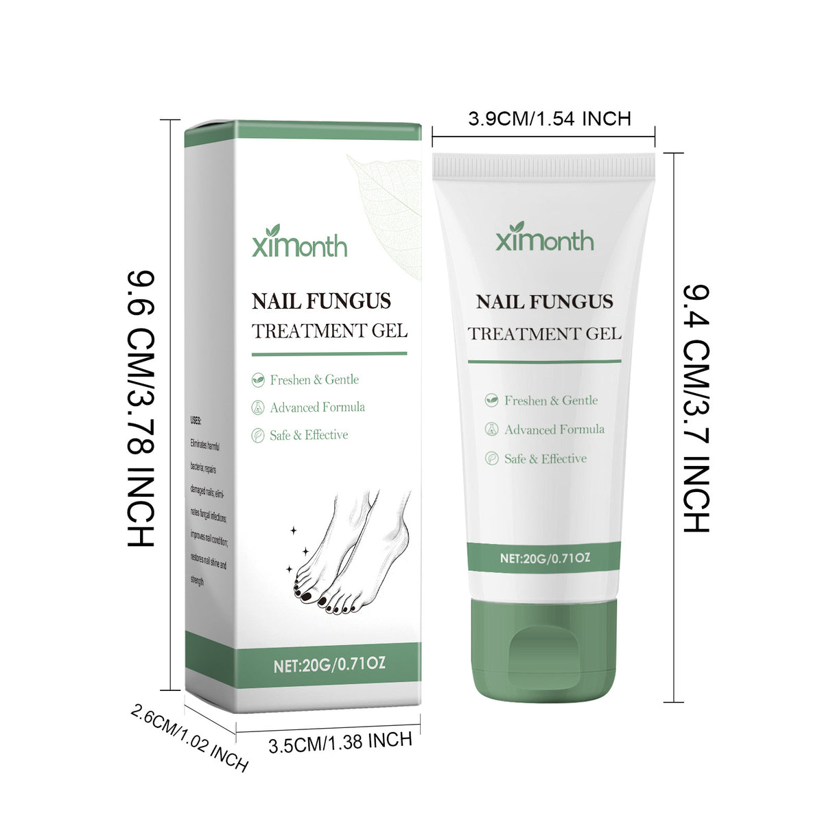 Nail Fungal Treatment Ointment Anti Infection Paronychia Onychomycosis Soft Hand Feet Toenail Repair Damaged Health Care Cream