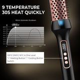 3 in1 Thermal Brush Ionic Heated Round Brush Ionic Hair Curler/Straightener with Anti-Scald Hair Curling Iron Hair Styling Tools