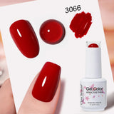 Clou Beaute Grey Color Nail Gel Polish Full Coverage Nail Polish Dark Red Gel Lacquer Varnish Vernis Semi Permanent Nail Art