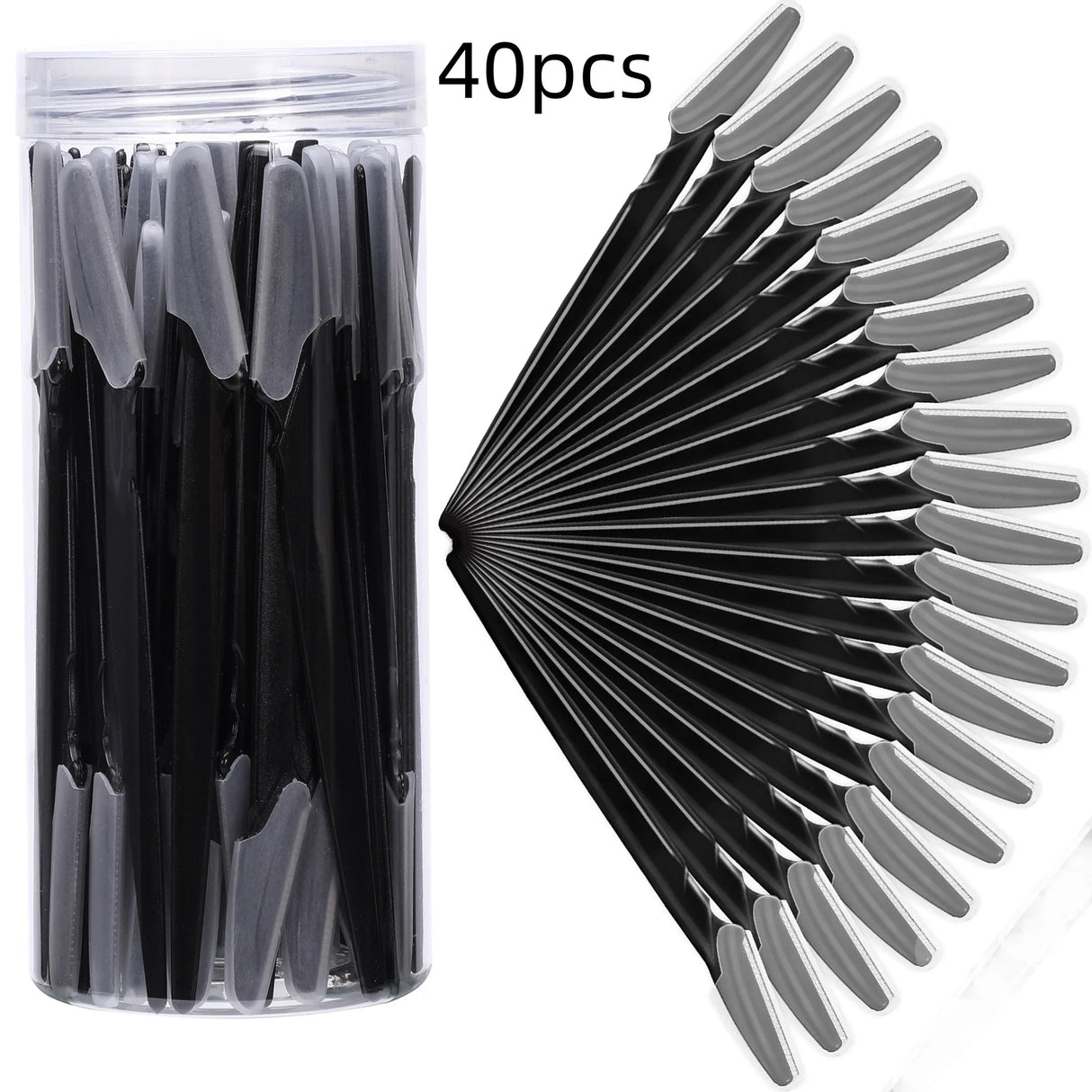 3/30/40Pcs Body Hair Removal Shaver Blades Eyebrows Shaping Knife Eyebrow Trimmer Makeup Beauty Tools Safe Eye Brow Razor Face
