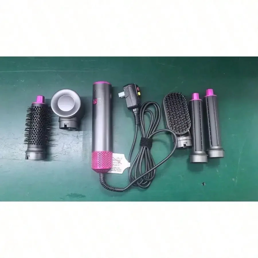 1 Set 5 In 1 Multifunctional Hair Dryer Styling Hot Air Brush Set For Women Girls Home Salon Travel Daily Use Birthday Mother's Day Christmas Holiday Gift Hair Drying Curling Straightening Volumizing Tool Hair Dryer Styling H