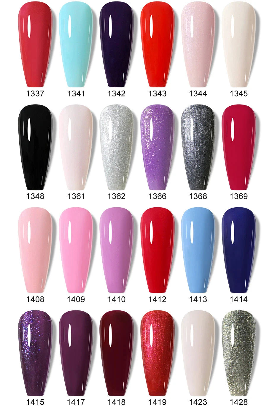 Clou Beaute Gel Color Hema TPO Free 15ml Gel Nail Varnish Soak Off UV Gel Polish Nail Art Manicure Lacquer Nail Art Jelly Gel