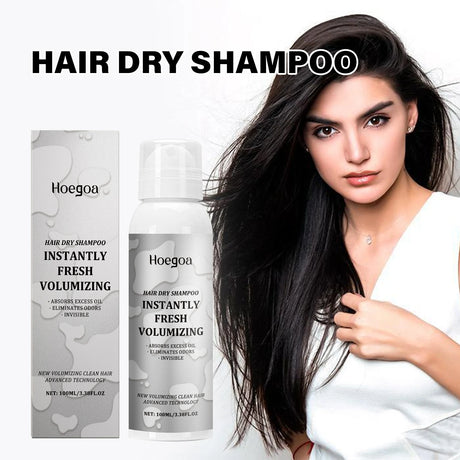 Dry Shampoo Spray Instant Volume Boost Oil Control No Water Needed Portable Clean Hair Fluffy and Shiny Hair Care Shampoo Spray