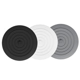3PCS Bathtub Drain Stopper Cover,6 inch Silicone Bath Tub Plug Essentials Flat Suction for Kitchen Bathroom Laundry Accessories