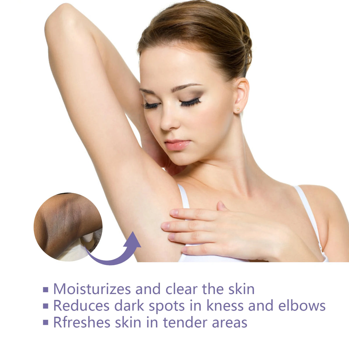 Armpit Brightening Cream Private Parts Dark Skin Bleaching Cream Lighten Melanin Knee Underarm Nipple Soften Dark Body Skin Care