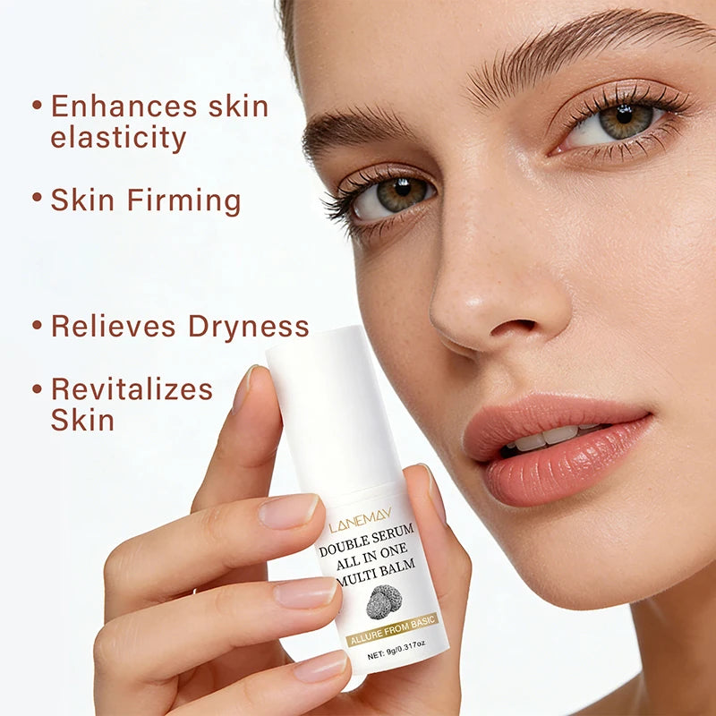 Black Truffle All-in-one Multi Serum Stick 9g Moisturizing Glowy Finish Solid Skin Cream Relieve Dry Skin Enhance Elasticity
