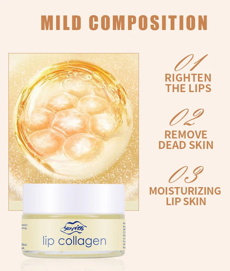 Korea Lips Care Mask Reduce Lip Wrinkles Remove Dead Skin Moisturizing Sleep Lip Balm Long-lasting Nourishing Lip Care Product