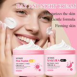 SEYHZE Sakura Day And Night Cream Rich in Retinol + Vitamin C/E Hyaluronic Acid Firming Skin 48H Hydration Brightening Uniform L