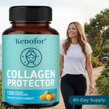 Vegan Collagen Capsules, with 500mg Sea Buckthorn, Promote Healthy Skin Hair Nails and Digestive System