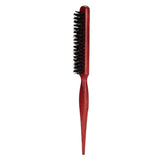 Hair Styling Comb & Brush Set, Boar Bristle Teasing Brushes & Tail Combs, Edge Control Styling Tools，Nylon Bristles, ABS Handle