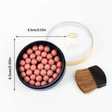 Long Lasting Roll-on Blush Shimmer Matte Finish with Brush 3D Glossy Texture for Daily Makeup Rich in Texture