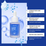 Copper Peptide Hair Density Serum Nourishing Scalp Strengthening Hair Follicles Anti Breakage Fuller Healthier Hair Lightweight & Fast Absorbing