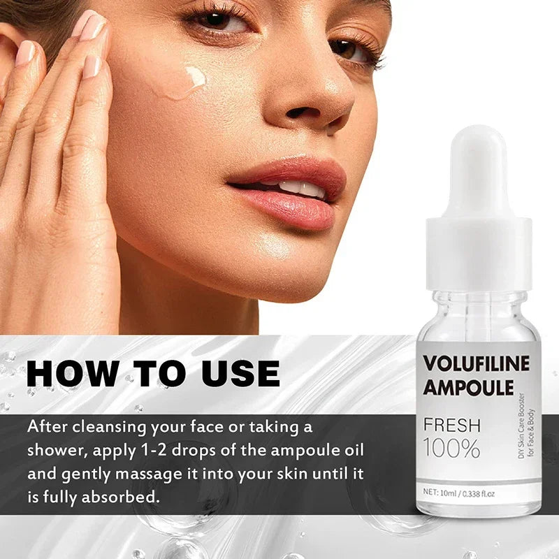 Volufiline Centella Asiatica Serum 10ml Gentle Soothing Moisturizing Facial Ampoule Essence Niacinamide Plumping Fast Absorbing