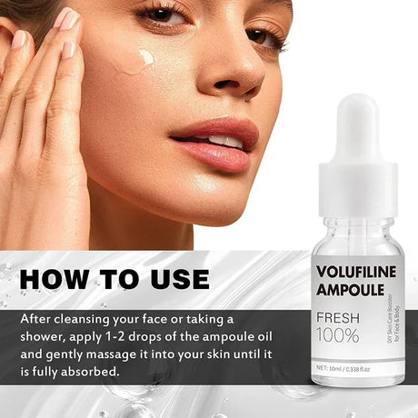 Volufiline Centella Asiatica Serum 10ml Gentle Soothing Moisturizing Facial Ampoule Essence Niacinamide Plumping Fast Absorbing