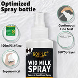 100ml Wig Milk Spray Moisturizing Care Spray for Wig Synthetic Hair Prevent Frizz Leave-in Conditioner for Wigs Smooth and Shine