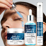 SEYHZE Facial Skincare Kit 3pcs with Eye Essence Moisturizing Cream And Serum - Tightening Lifting Even Skin Tone Deep Hydration