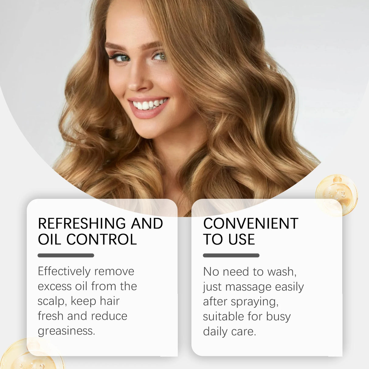Fluffy Volumizing Hair Spray Non-greasy Quick-Drying Wash Free Increase Volume Styling Modeling Hairdressing Hair Shaping Spray